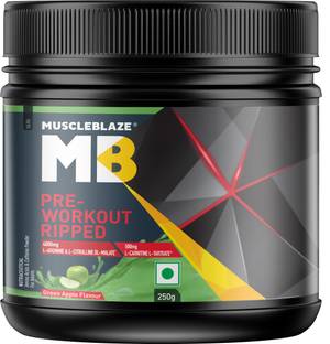 MUSCLEBLAZE Pre-Workout Ripped (Green Apple) EAA (Essential Amino Acids)