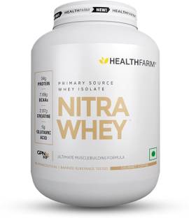 HEALTHFARM Nitra Whey Protein , 34g protein & 3hg Creatine Per Serving Whey Protein