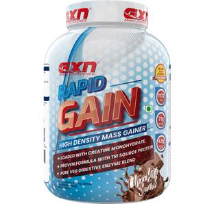 GREENEX NUTRITION Rapid Gain High Density Mass Gainer Powder Supplement | 6 lbs | Muscle Growth Weight Gainers/Mass Gainers