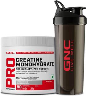 GNC Creatine Monohydrate With Black Shaker (750ml) Creatine
