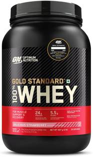 Optimum Nutrition (ON) Gold Standard 100% Protein Powder - Primary Source Isolate Whey Protein