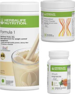 Herbalife Nutrition F1 SHAKE Vanilla , PP Powder 200 G , Afresh - Tulsi Protein Shake
