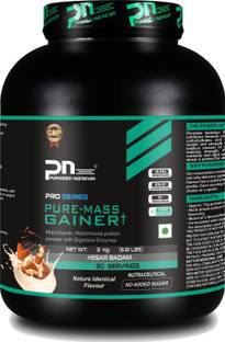 Purobien Nutrition Pure Mass Gainer, Multivitamin,Multimineral Protein With Digestive Enzymes Weight Gainers/Mass Gainers