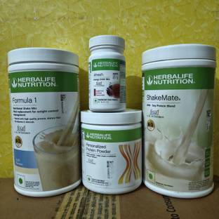 Herbalife Nutrition FORMULA 1 KULFI SHAKE SHAKEMATE PROTEIN POWDER 200GM AFRESH CINNAMON Protein Bars