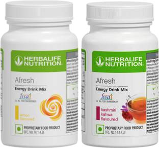 HERBALIFE afresh ( Lemon+kashmiri kahwa) Flavoure pack of 2 Energy Bars