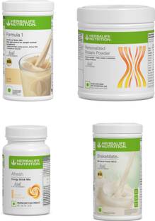 HERBALIFE Shake Vanilla Flavour, Afresh Ginger Protein powder 200g.Shakemate Protein Shake