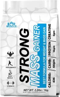 Mormuscle Strong with 16gm Protein and 5gm Creatine Weight Gainers/Mass Gainers