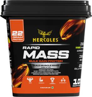 HERCULES Rapid mass bulk gain protein Weight Gainers/Mass Gainers