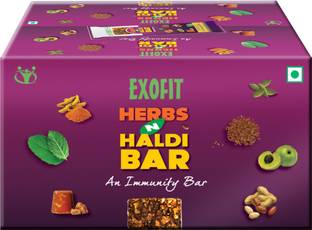 EXOFIT Herbs 'N' Haldi Bar Energy Bars
