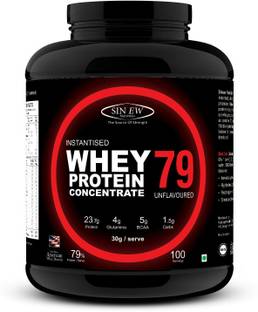 SINEW NUTRITION Raw Whey Protein Concentrate 79% Whey Protein