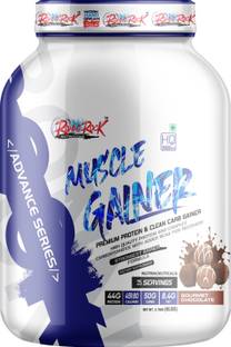RONNIROCK Muscle Gainer 2750gm Gourmet Chocolate 25 Serving with Added BCAA for Recovery Weight Gainers/Mass Gainers