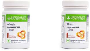 HERBALIFE Afresh Energy Drink Mix-CINNAMON And CINNAMON Flavor Plant-Based Protein