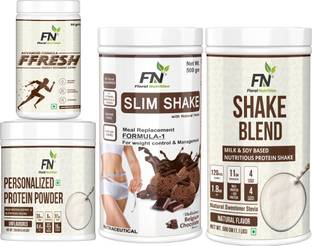 Floral Nutrition Weight Loss Combo Formula 1 Shake, Protein Powder, FFresh Lemon, Shake Blend Protein Shake