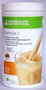 HERBALIFE Formula 1 Nutritional Shake Orange Cream Flavor Plant-Based Protein 500 g, Protein Shake