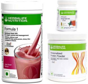 HERBALIFE FORMULA-1 SHAKE ROSEKHEER-500 GM+PROTEIN POWDER -200 GM+AFRESH -TULSI-50 Protein Shake