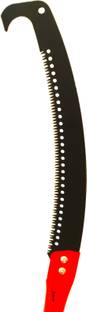JESCO 702 Prune Saw Hook used for Expendable Pole for Garden Teeth Curved Blade AASONS Black Pruner saw for Top branches Anvil Pruner