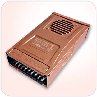 Hilight Rainproof 12V 600W (50Amp) DC Power Supply for LED Strip Light, CCTV, Signage 600 Watts Computer PSU with 3 SATA Cables