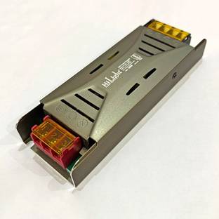 Hilight 12V 100W (SLIM) SMPS for LED Strip, CCTV, Neon Sign & Other Indoor Lighting 100 Watts Computer PSU with 2 SATA Cables