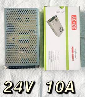 BALRAMA 24 Volt 10 Amp Metal Body Power Supply AC to DC Adapter Transformer 24v 10a 240w 240 W Adapter