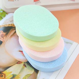 Dazzle Beauty Best Selling 4Pcs Soft Facial Cleansing Sponge Face Makeup Cleaning Sponge