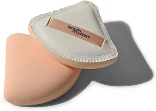 Earth Rhythm Triangle Makeup Powder Puff for Smooth Coverage | Soft | Travel Friendly | Pck 1