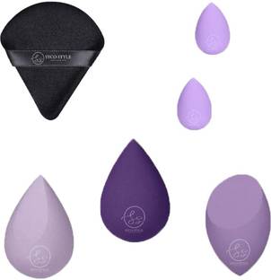FASHIONLOOK 2 Pizza Puff, 2 Mini and 3 Big Blender Puff Combo