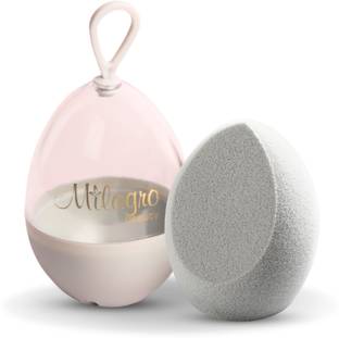 Milagro Beauty Velvet Makeup Sponge Soft Microfiber Bristles Puff Blender for Make Up (Grey)