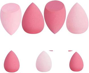 Cosluxe 7 in 1 professional 4 big and 3 mini beauty blender puff set