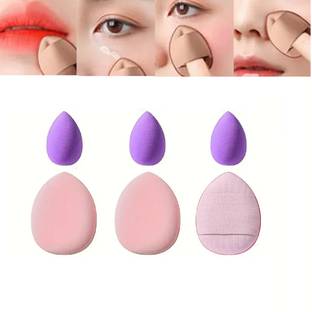 Beautiflame 3Mini+3 Finger Powder Puff Sponge Foundation Puff Air Cushion Sponge Puff