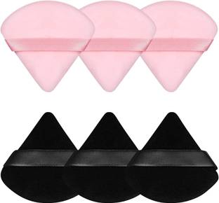 WECHARMERZ 6-Soft Face Triangle Makeup Puff,6-Finger Soft Makeup Puff