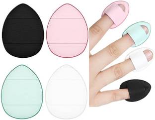Gonegal 4Pcs Cosmetic Makeup Puff Triangle Cotton Powder Puff Make up Puff