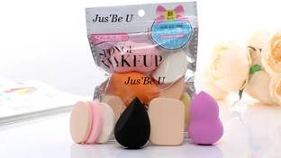Jus’Be U 6 in 1 Makeup Spounge Puff Set