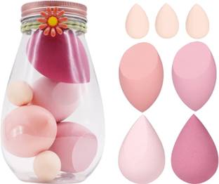 Gonegal Pink Series Multi-color Makeup Sponge Set, Foundation Blending Sponge