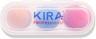 KIRA Makeup Sponge Case Blender Beauty Foundation Holder Blending Sponge Egg Set Makeup Sponge Wet And Dry Storage Box Egg Sponge Organizer (3pcs)