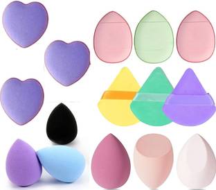 Gonegal Face Makeup Sponge Cosmetic Puff Cushion Foundation Powder Sponge (15 Pcs)