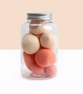 Koccido Beauty Makeup Sponge 7pcs Puff Bottel With Multi-Colored