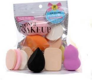 GLOW FIRST Makeup Sponge Set Beauty Blender with Egg Case, Soft Sponge For Liquid