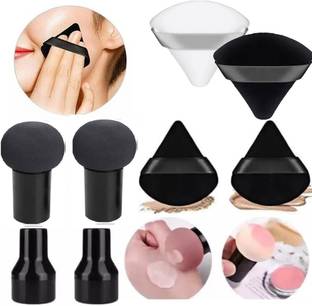 Gonegal Makeup Triangle Sponge Blender With Mushroom Puff, Soft Sponge Pack of-6