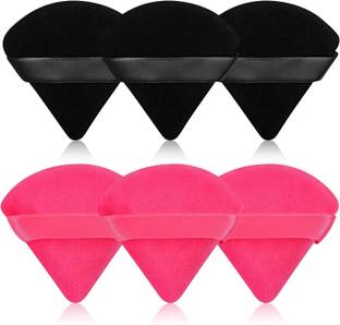 RUBY FACE 6 Pcs Tringle makeup Puff Soft Face Makeup Sponge Triangle Sponge Beauty Tools
