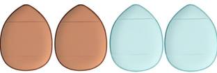 feelhigh 04 Mini Finger Powder Puff Mini Makeup Sponge Puff for Foundation Concealer