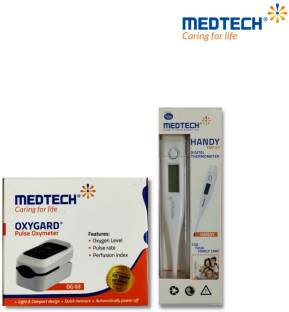 Medtech Thermometer with Oxygard OG-03 Pulse Oximeter