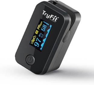 TryFit TF08PO-Fingertip Pulse Oximeter with OLED Display SpO2, PR Monitoring Pulse Oximeter