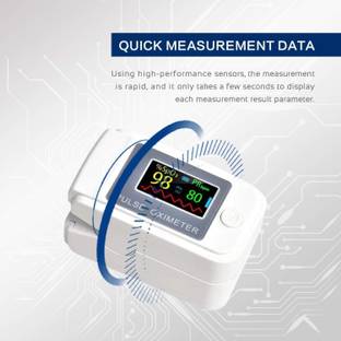 kiaan enterprises Portable Digital Fingertip Oximeter Oxygen Saturation Heart Rate Monitor Pulse Oximeter