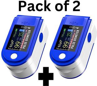 kiaan enterprises Oxygen Saturation Monitor, Heart Rate and SpO2 Level Oxygen Meter (Pack of 2) Pulse Oximeter