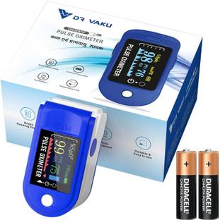 DR VAKU Blood Oxygen Saturation Monitor with LED Screen Fingertip Pulse Oximeter