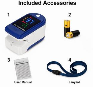 Aman Med Portable Digital Pulse Oximeter Measure SpO2 and Pulse Rate Instantly Pulse Oximeter