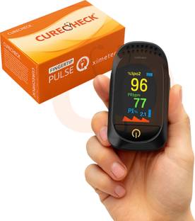 curecheck Black OLED Premium Pulse Oximeter