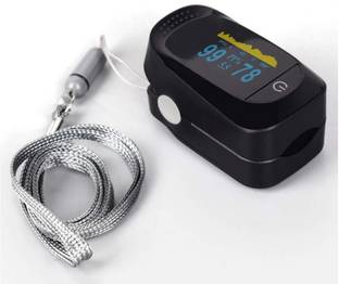 DR VAKU Blood Oxygen Saturation Monitor with LED Screen Fingertip Pulse Oximeter