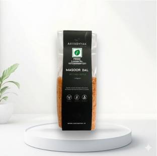 Aavashyak Organic Red Masoor Dal (Split) (Split Masoor Dal (Red Lentils))