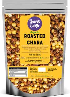 jaivikearth Organic Brown Roasted Chana (Whole) (roasted chana, chana, chickpeas)